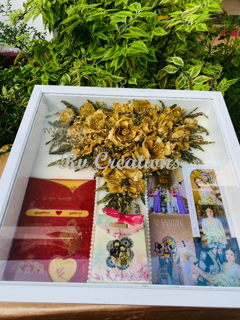 Flower preservation (box frame)