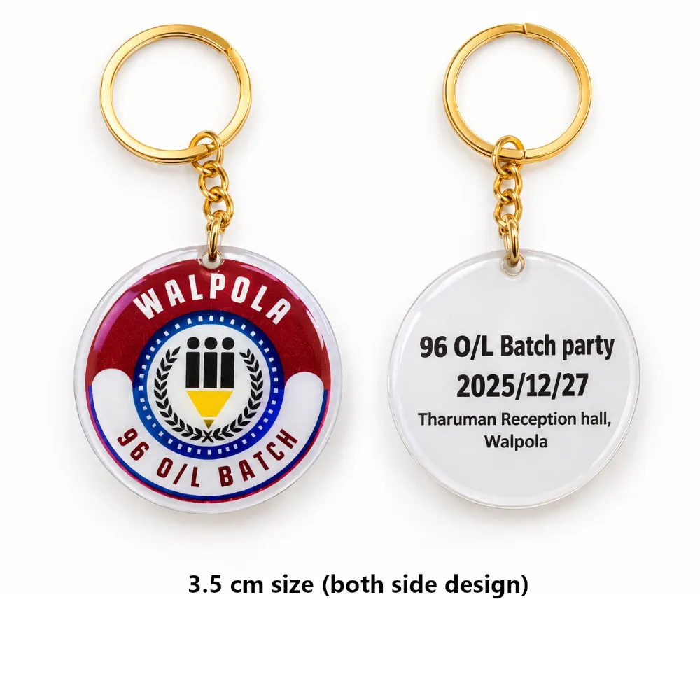 Resin Keytags (round shape)